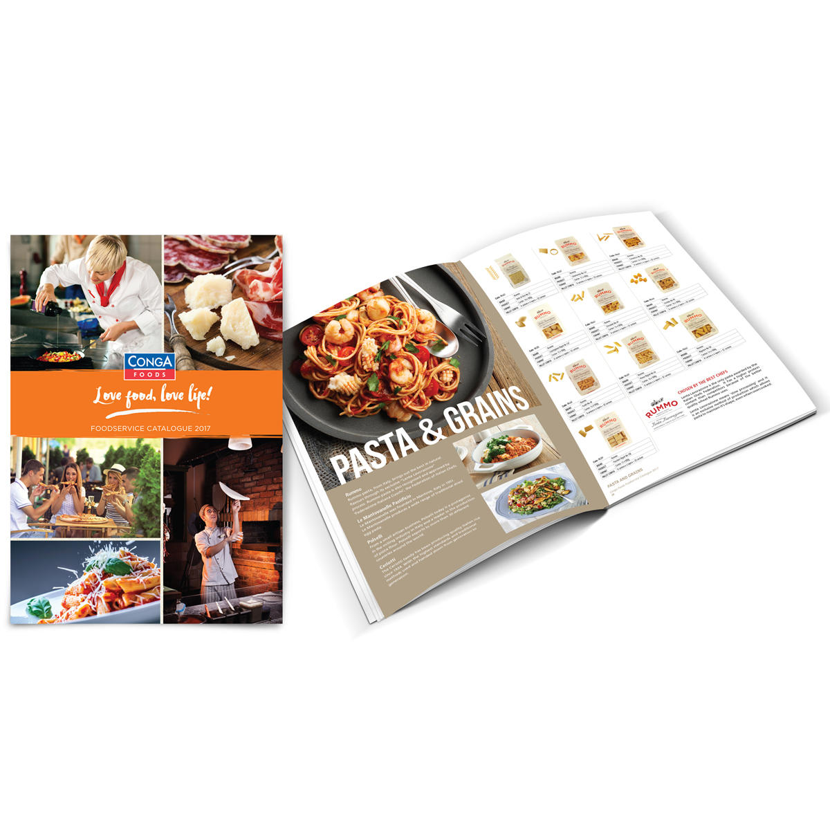 Brochure Design for Conga Foods