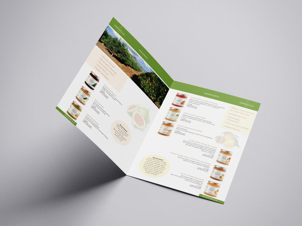 Leaflet Design for Agrisicilia