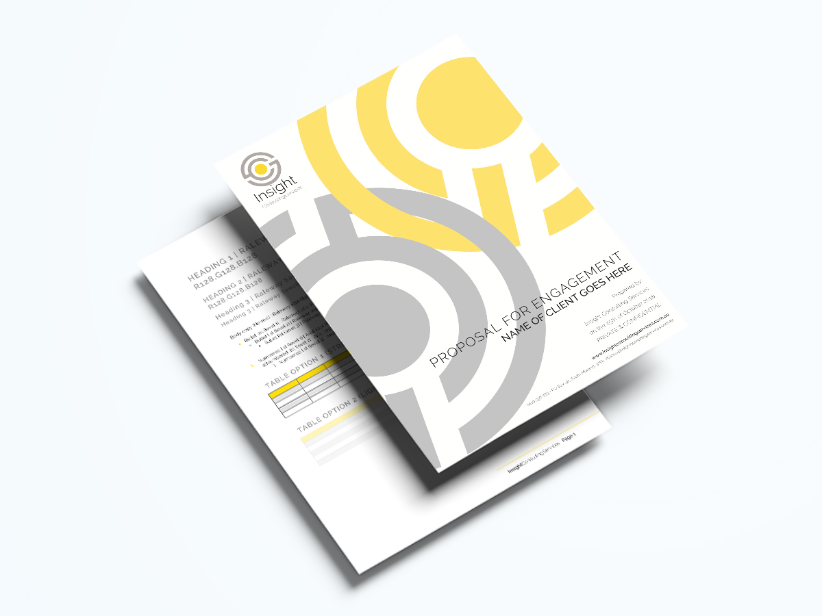 Business Stationary for Insight Consulting Services