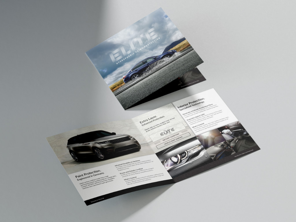 Flyer Design for Elite X at Tint-a-Car